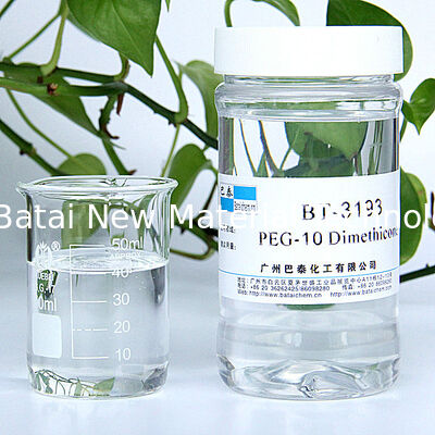 Peg-10 Dimethicone محلول در آب روغن سیلیکون درجه لوازم آرایشی BT-3193