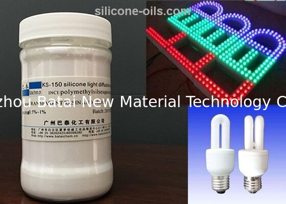 KS-150 LED Light Diffuser سیلیکون سفید پودر مقاومت در برابر حلال 1.5 میکرومتر