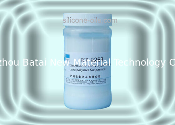 سوسپانسیون پلیمر Crosslinking پلیمر سیلیکون سفید شیری BT-9268 با اثر ضد چروک