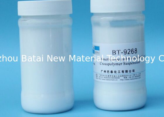 سوسپانسیون پلیمر Crosslinking پلیمر سیلیکون سفید شیری BT-9268 با اثر ضد چروک