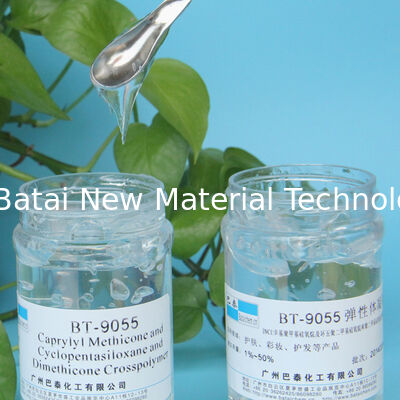 ژل سیلیکونی شفاف برای ایجاد احساس ابریشمی به عنوان مواد آرایشی BT-9055