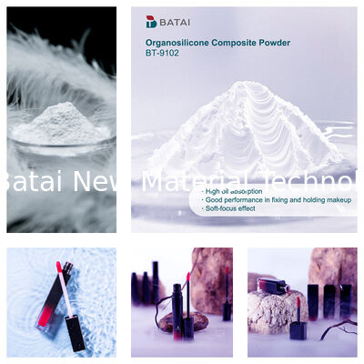 BT-9102 پودر سیلیکونی متشکل از وینیل PDMS متیکون سیلسکوکسان Crosspolymer