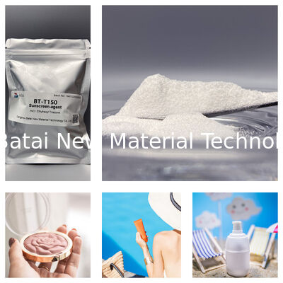 فیلتر ضد آفتاب Ethylhexyl Triazone عامل UVB که اشعه ماوراء بنفش را جذب می کند تا از پوست در برابر آفتاب سوختگی محافظت کند.