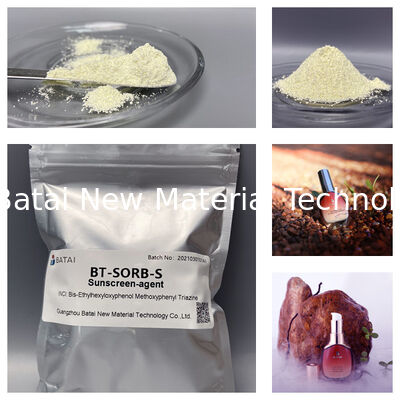 ضد آفتاب با طیف گسترده BT-SORB-S جذب اشعه ماوراء بنفش در محصولات مراقبت از آفتاب