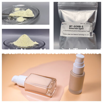 ماده شیمیایی ضد آفتاب Bis-Ethylhexyloxyphenol Triazine به ضد آفتاب اضافه می شود تا اشعه UV را جذب کند