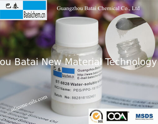 BT-8828 Water - موم سیلیکون محلول با مرطوب کننده و غیر - چرب برای مراقبت از پوست