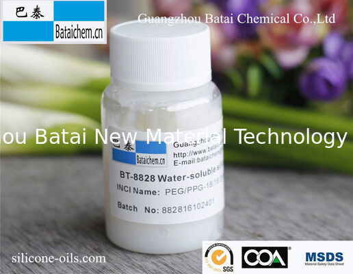 BT-8828 Water - موم سیلیکون محلول با مرطوب کننده و غیر - چرب برای مراقبت از پوست