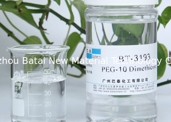 روغن سیلیکون محلول در آب PEG-10 Dimethicone برای پارچه های پارچه ای مراقبت از مو